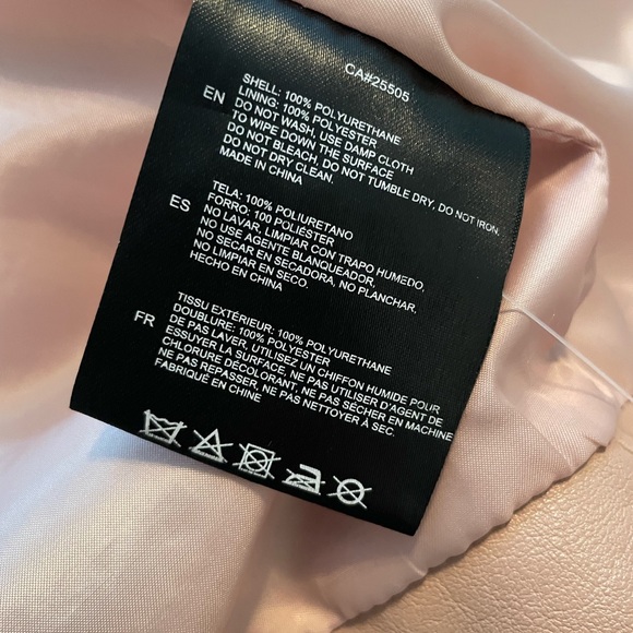 Noise sz large women’s vegan leather jacket. - Picture 9 of 11